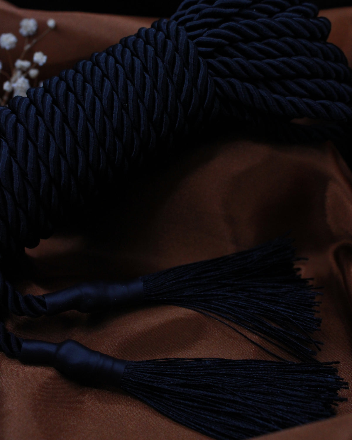 CORDE DE SOIE NOIRE DE LUXE 9,75 M
