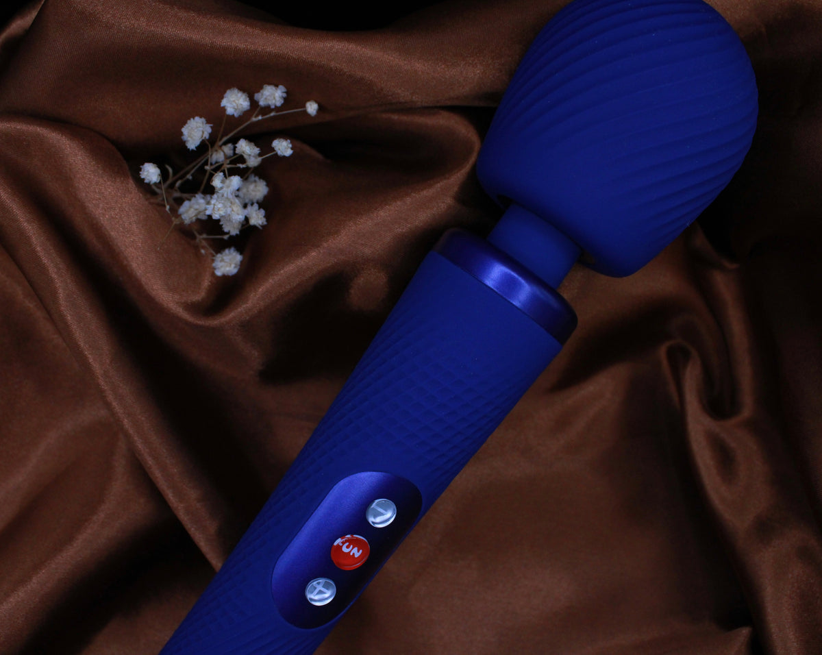 VIBRATEUR VIM WAND BLEU NUIT