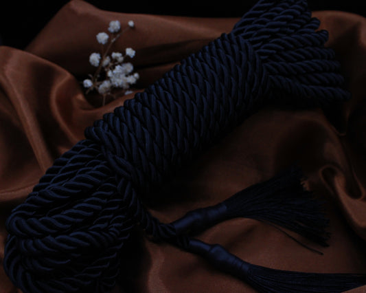 CORDE DE SOIE NOIRE DE LUXE 9,75 M